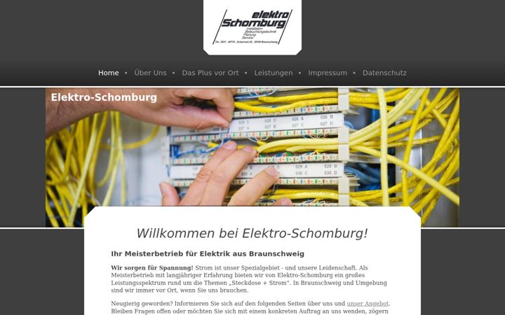 Screenshot ta' elektro-schomburg.de