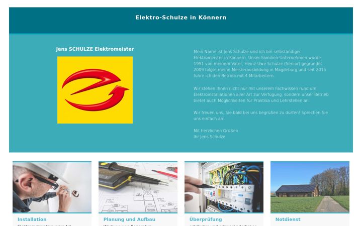 Captura de ecrã de elektro-schulze-koennern.de