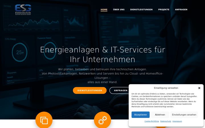 Screenshot di elektro-sg.de