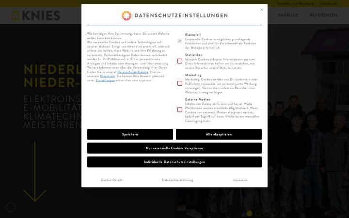 Screenshot di elektro-sieben.de