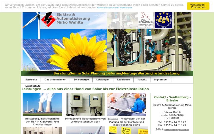 Captura de pantalla de elektro-und-automatisierungstechnik.de