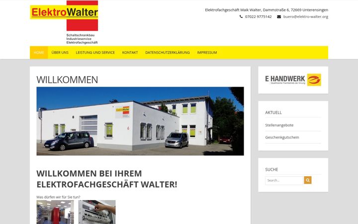 Skærmbillede af elektro-walter.org