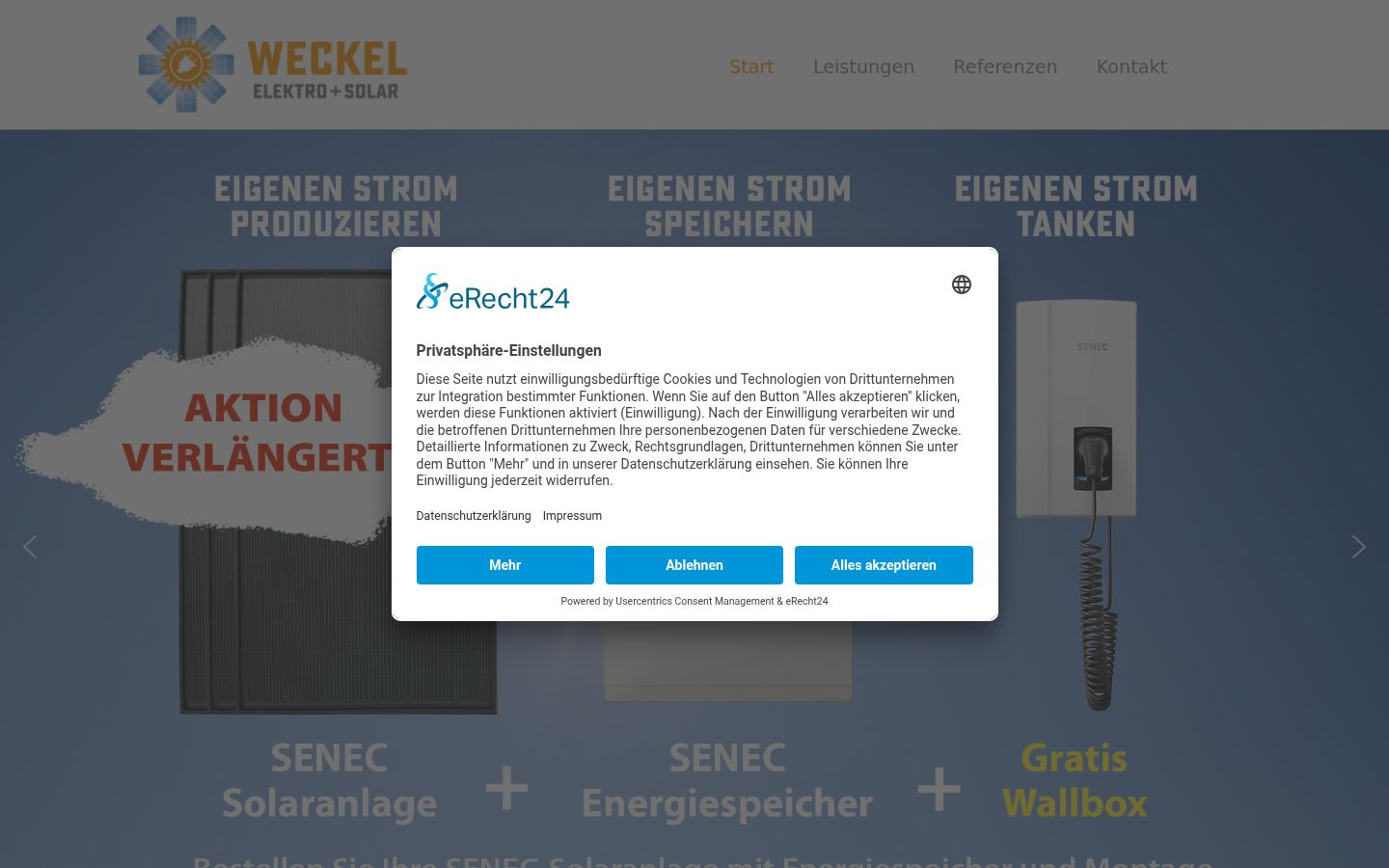 Screenshot tal-banner tal-kunsens muri qabel kwalunkwe interazzjoni