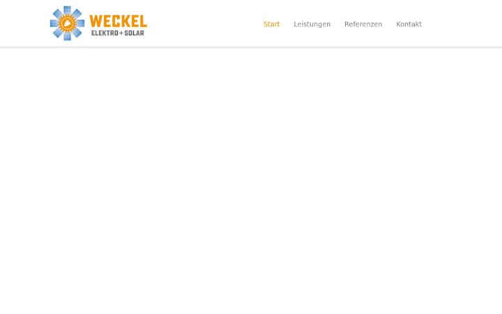 Screenshot von elektro-weckel.de