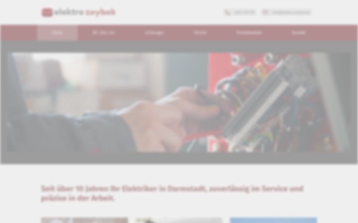 Skærmbillede af elektro-zeybek.de