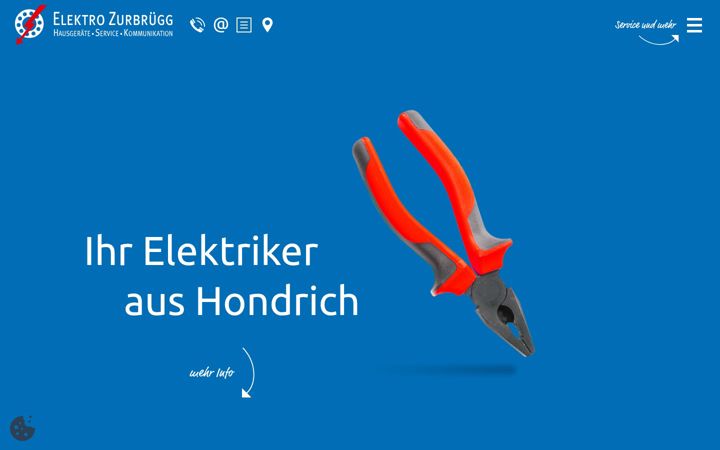 Екранна снимка на elektro-zurbruegg.ch