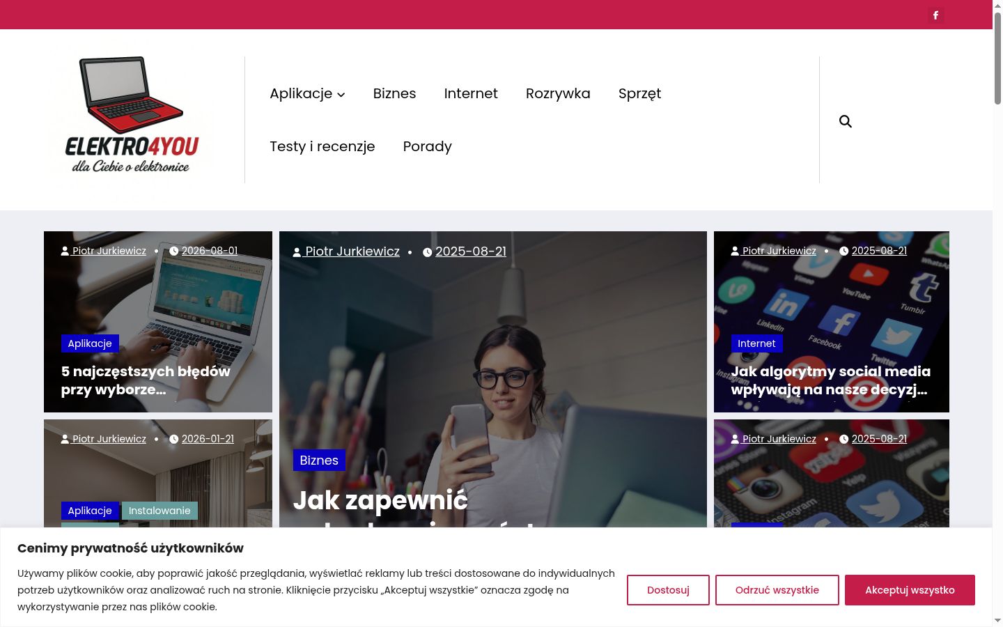 Képernyőkép a bármilyen interakció előtt megjelenő hozzájárulási bannerről
