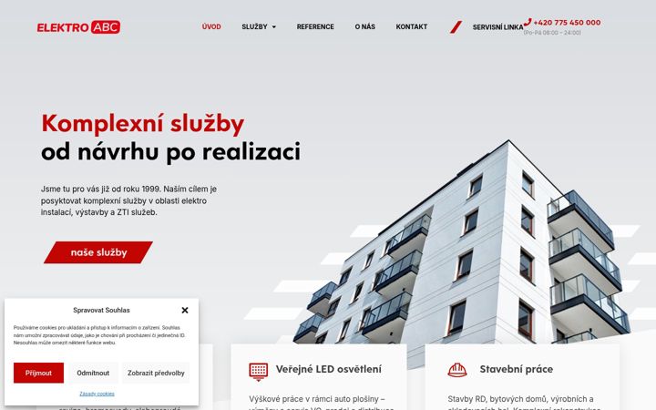 Snímek obrazovky elektroabc.cz