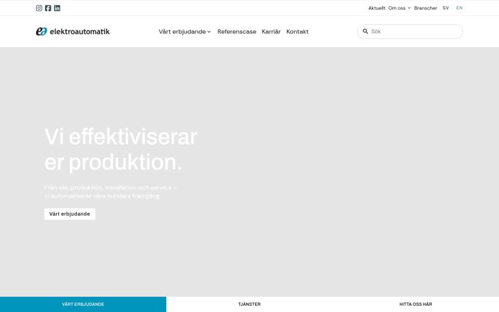 Snímek obrazovky elektroautomatik.se