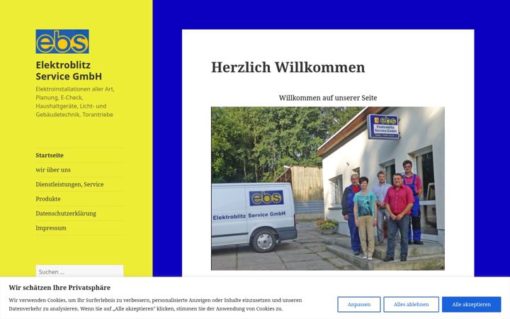 Captura de pantalla de elektroblitz-service.de