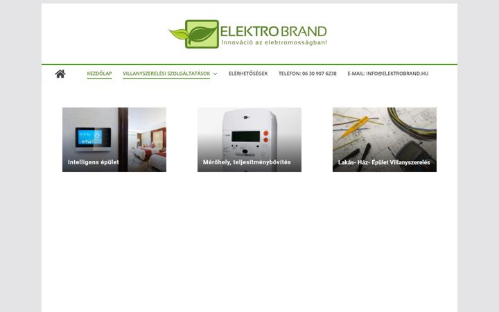 Snímek obrazovky elektrobrand.hu