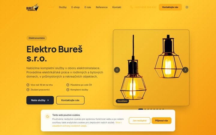 Snímek obrazovky elektrobures.cz