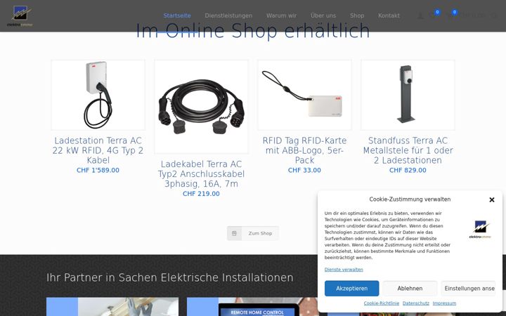 Snímek obrazovky elektroemme.ch