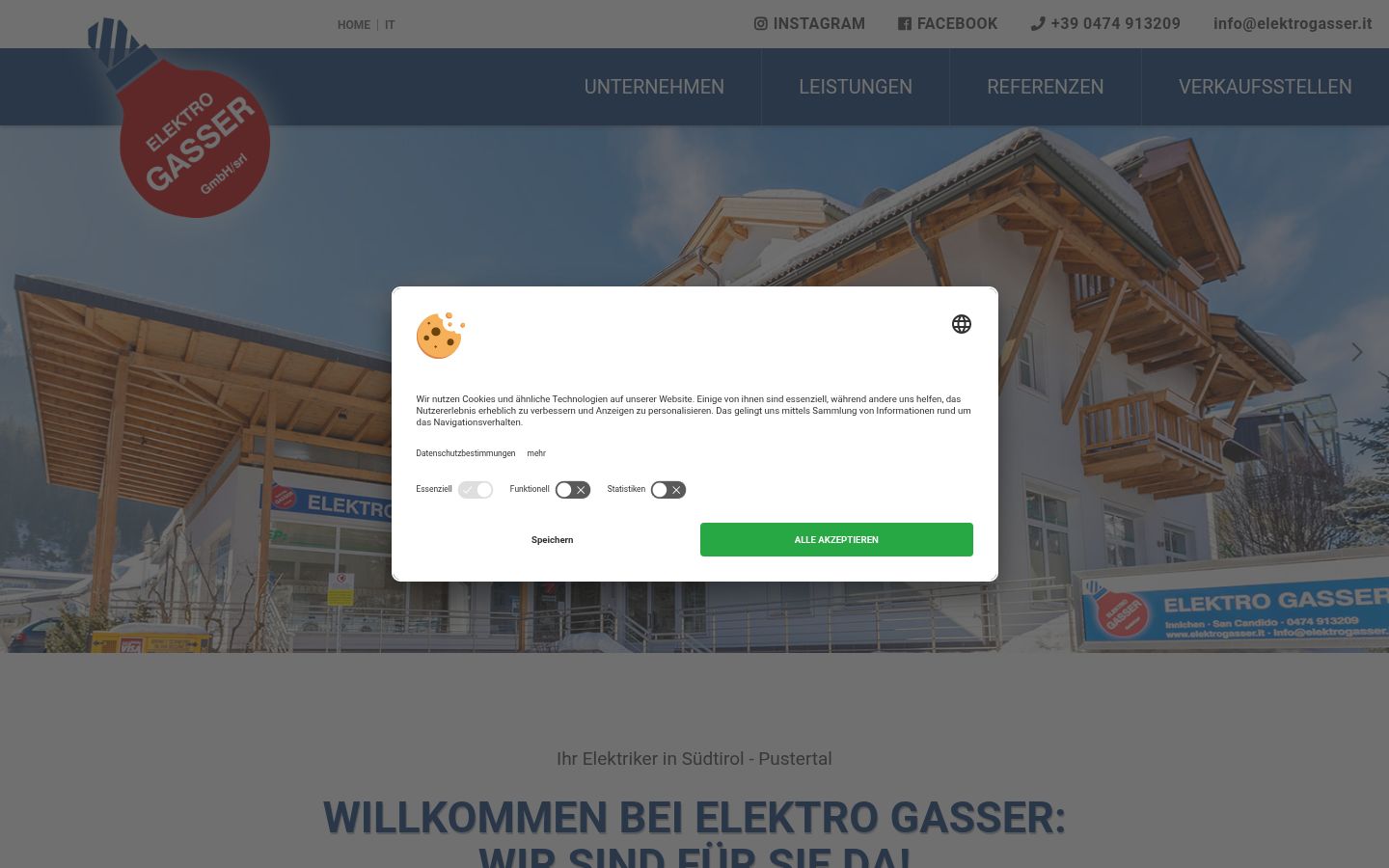 Ekraanipilt nõusolekubännerist, mida näidati enne mis tahes suhtlust