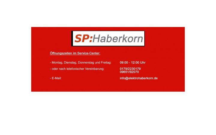 Captura de pantalla de elektrohaberkorn.de