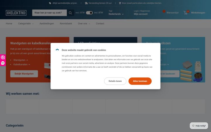 Ekrānuzņēmums no elektrohandelsprijzen.nl