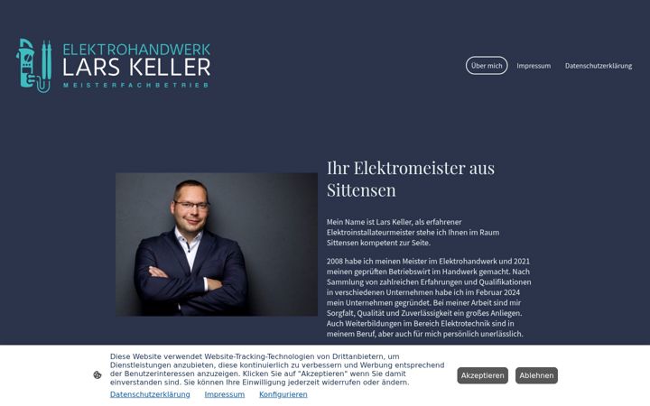 Capture d'écran de elektrohandwerk-keller.de