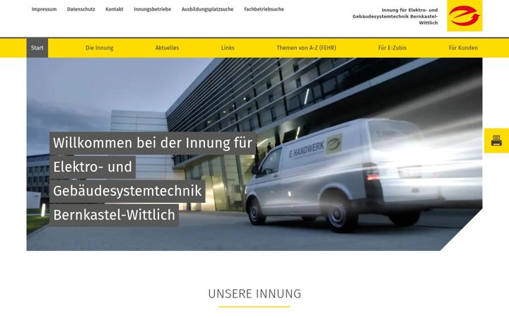 Snímek obrazovky elektroinnung-bernkastel-wittlich.de
