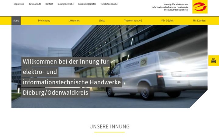 Snímek obrazovky elektroinnung-dieburg-odenwald.de