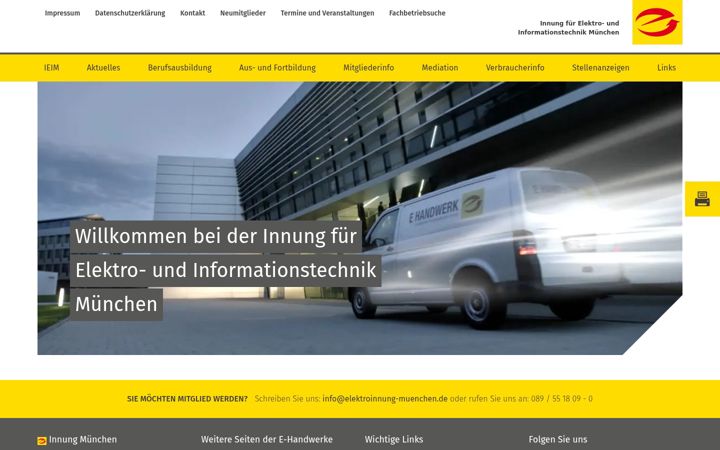 Ekrano kopija elektroinnung-muenchen.de