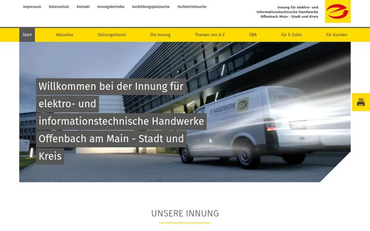 Screenshot of elektroinnung-of.de