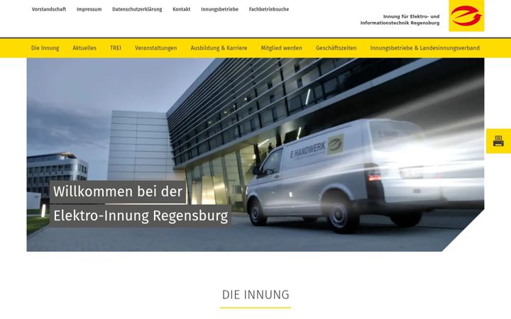 Екранна снимка на elektroinnung-regensburg.de