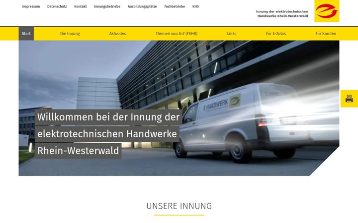 Screenshot di elektroinnung-rww.de