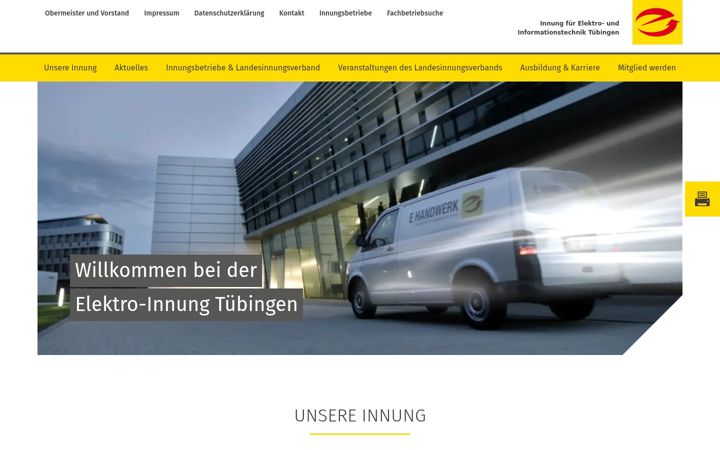 Screenshot di elektroinnung-tuebingen.de