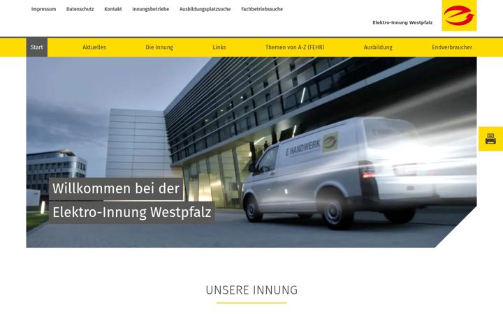 Screenshot του elektroinnung-westpfalz.de