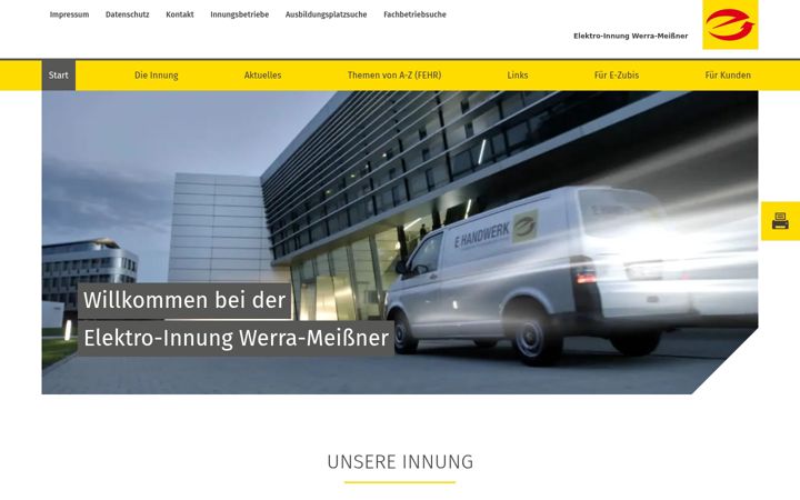 Screenshot di elektroinnung-wmk.de