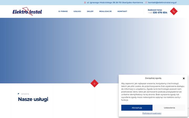 Ekrānuzņēmums no elektroinstal.org.pl