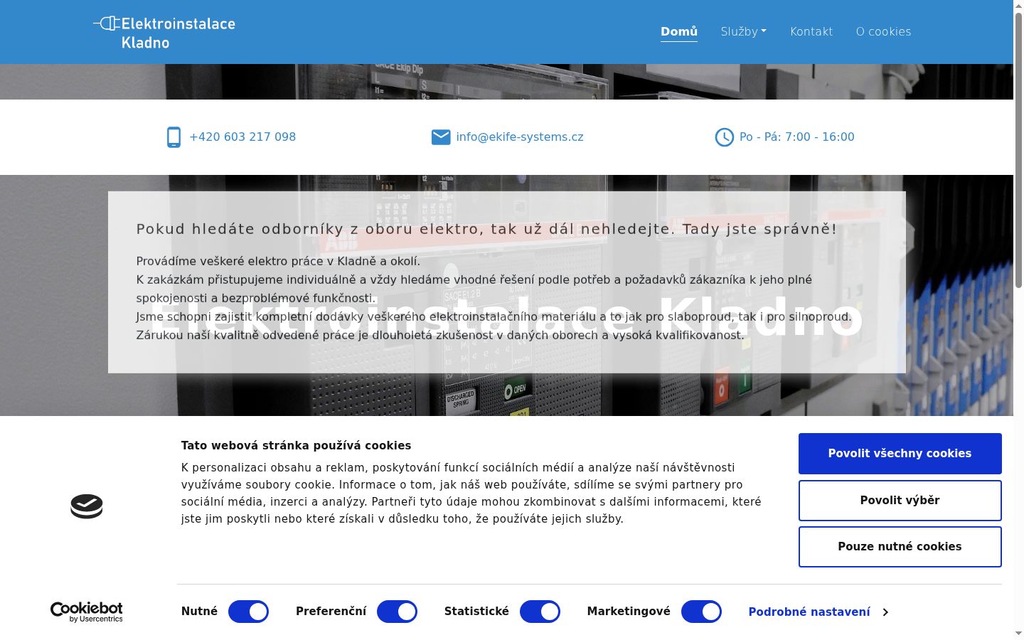 Screenshot des Einwilligungsbanners vor jeglicher Interaktion