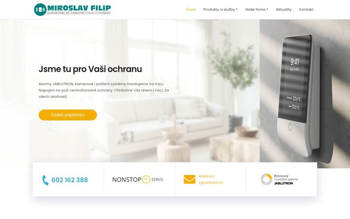 Screenshot di elektroinstalacemiroslavfilip.cz