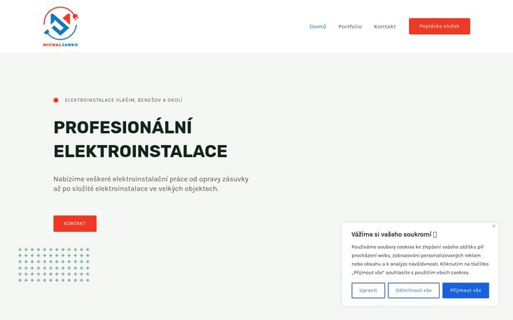 Screenshot di elektrojm.cz