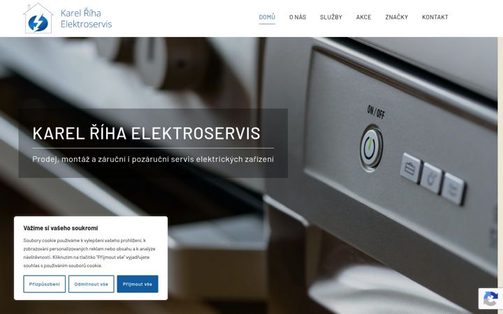 Screenshot di elektrokarelriha.cz