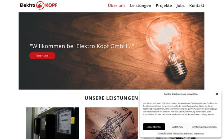 Képernyőkép: elektrokopf.at