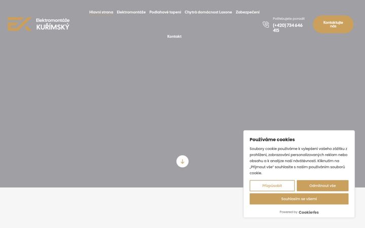 Screenshot di elektrokurimsky.cz