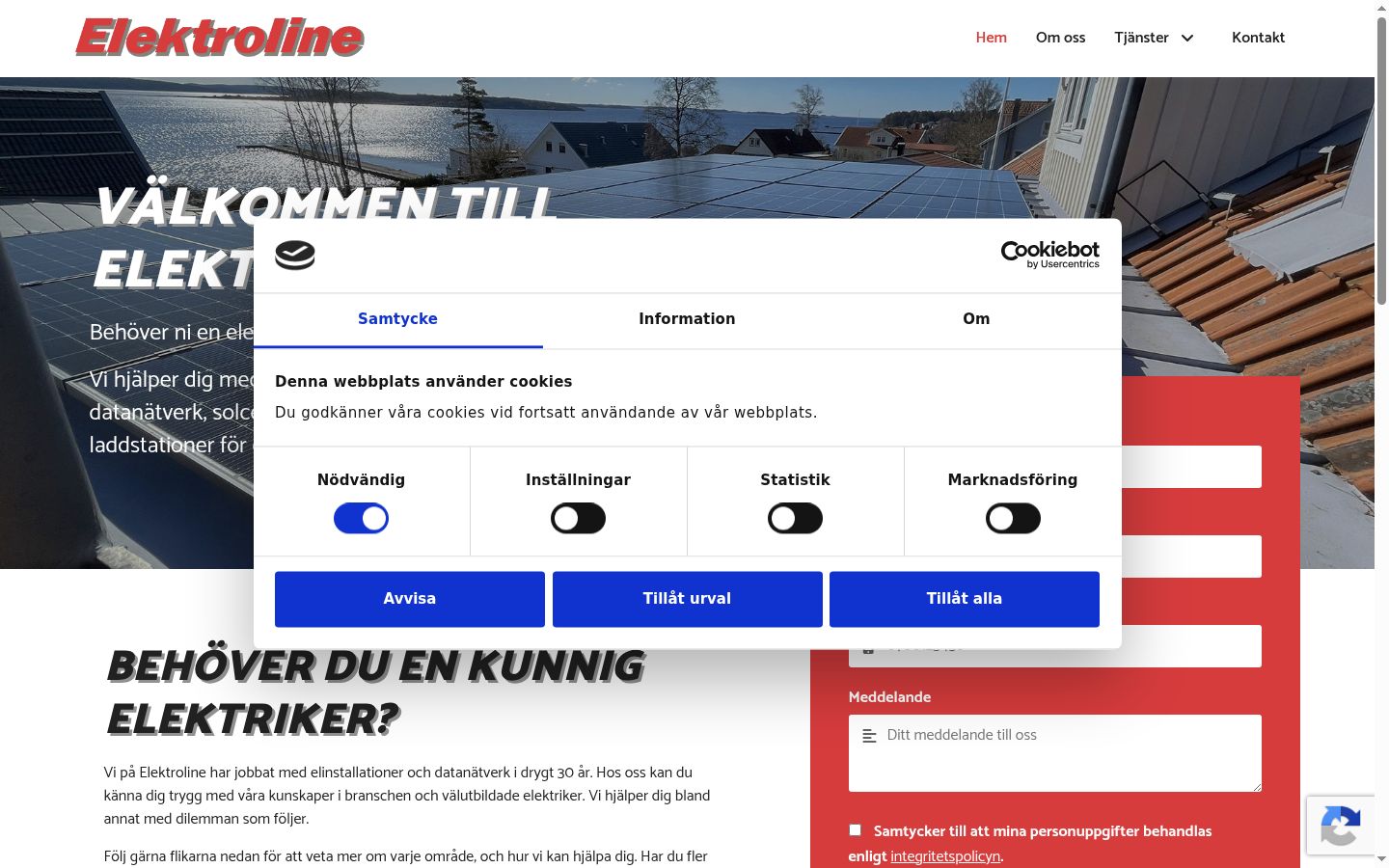 Sutikimo reklamjuostės, rodytos prieš bet kokią sąveiką, ekrano kopija