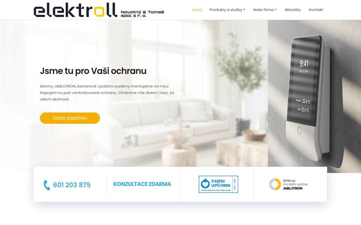Screenshot di elektroll.cz