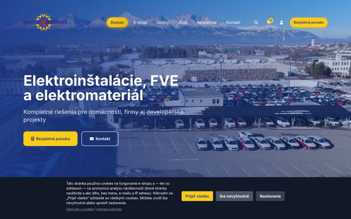 Screenshot of elektromarhefka.eu