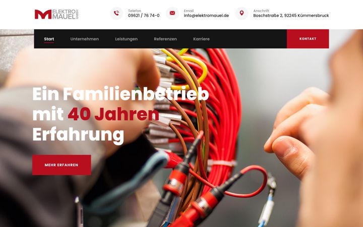 Zrzut ekranu elektromauel.de