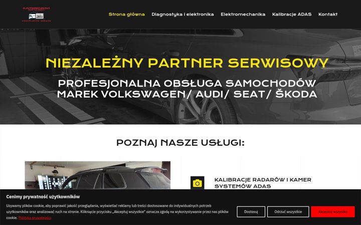 Screenshot του elektromechanikavag.com.pl