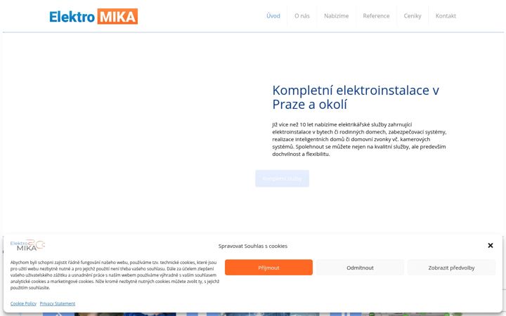 Screenshot di elektromika.cz