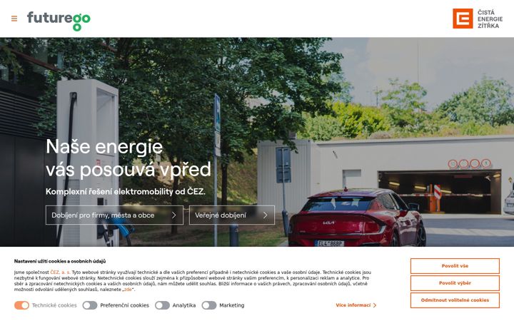 Screenshot di elektromobilita.cz