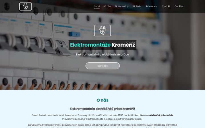 Screenshot di elektromontaze-kromeriz.cz