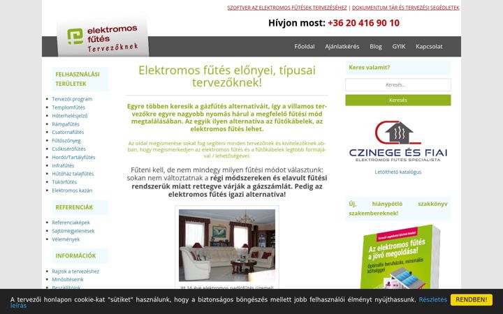Snímek obrazovky elektromosfutes-tervezoknek.hu