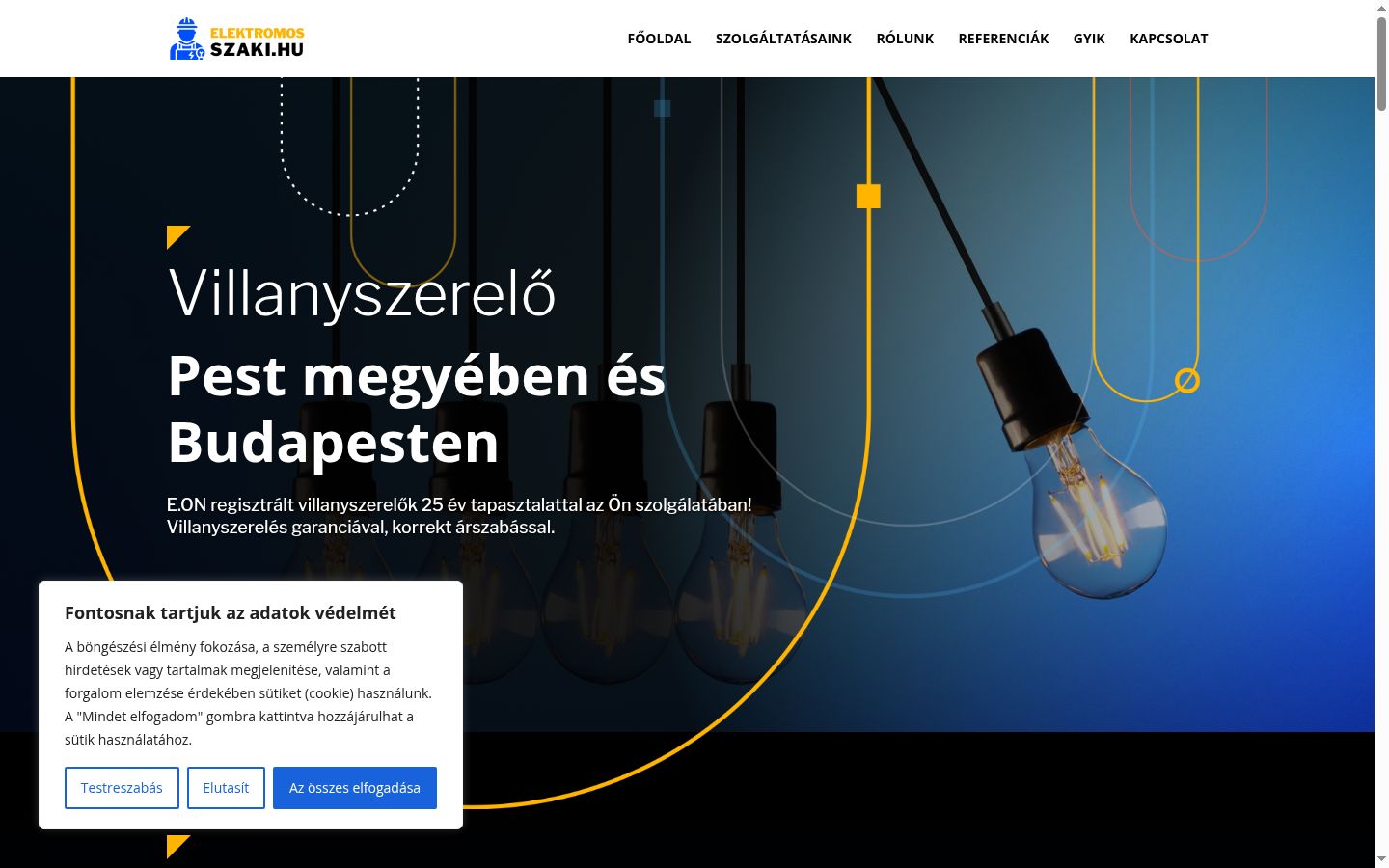 Snímek obrazovky baneru souhlasu zobrazeného před jakoukoli interakcí
