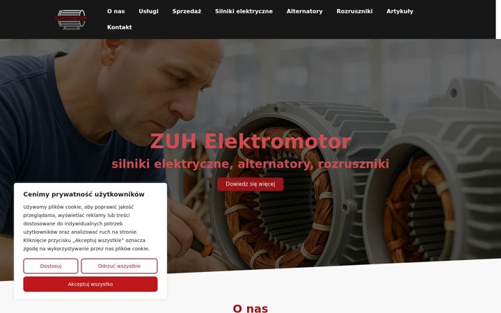 Screenshot του elektromotor.com.pl