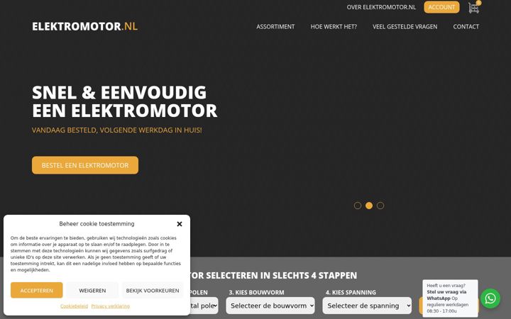Ekrānuzņēmums no elektromotor.nl
