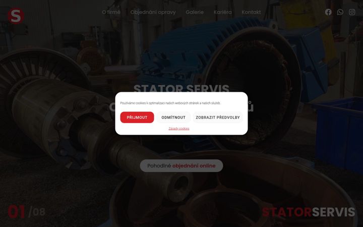 Screenshot di elektromotory-opravyexpres.cz